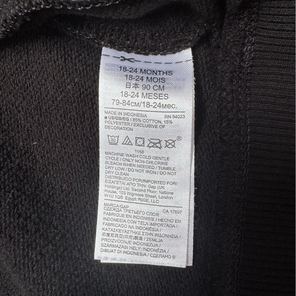 Baby GAP Glow in the Dark Skeleton Hoodie - Picture 4 of 4